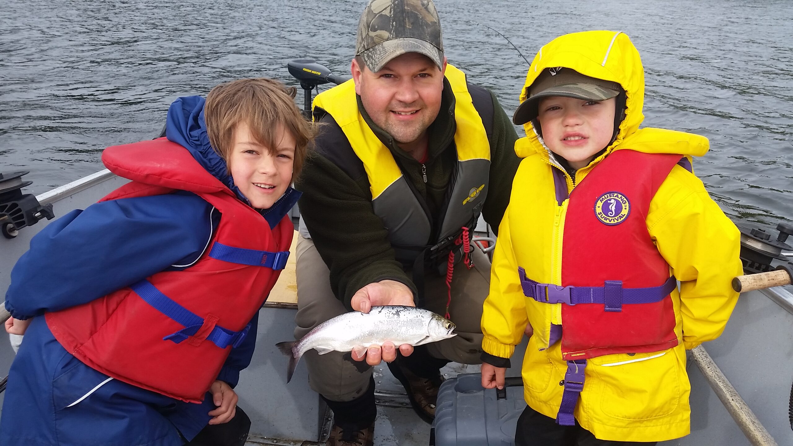 first kokanee of 2016 open water fishing season