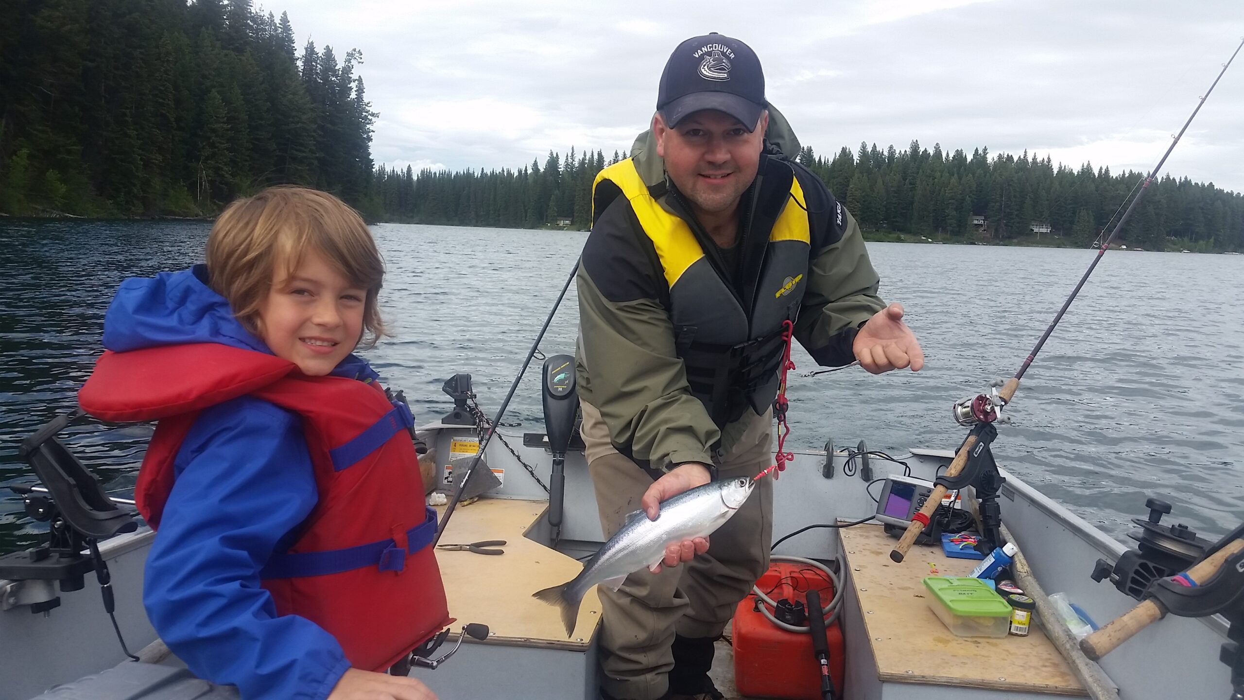 kokanee caught on Tyee lake